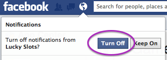 3 Click to turn off Facebook game notifications