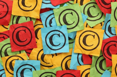 Image of copyright symbol shows how to protect your website content